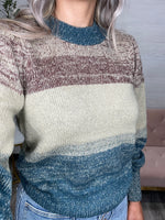 Agnes Sweater-Teal Combo