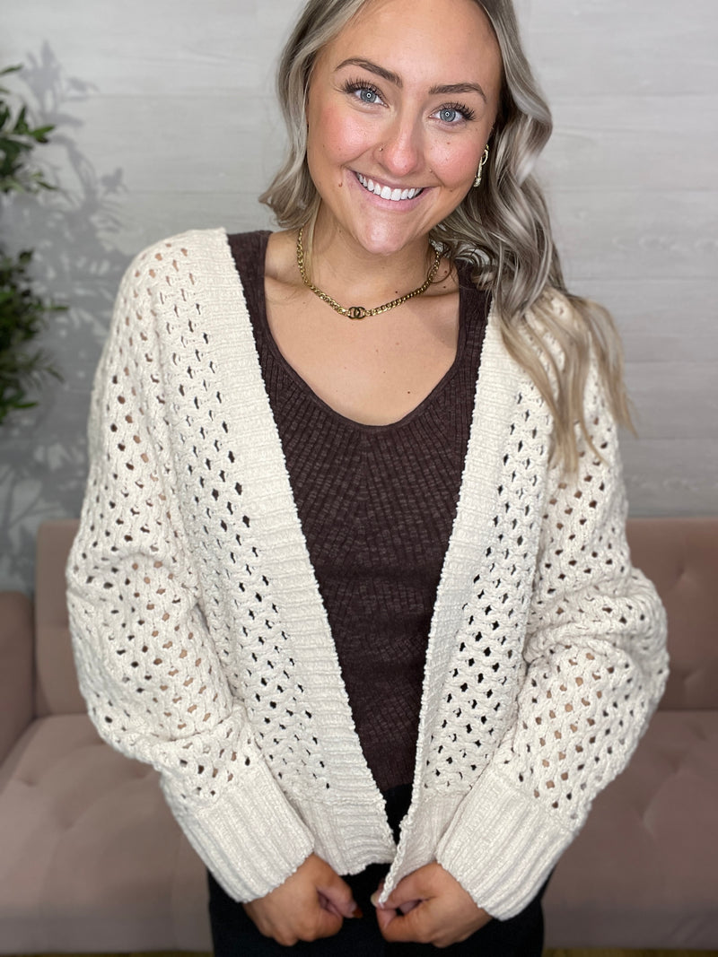 Roxie Crochet Cardigan