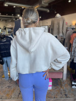 Jill French Terry Quarter Zip-Bone