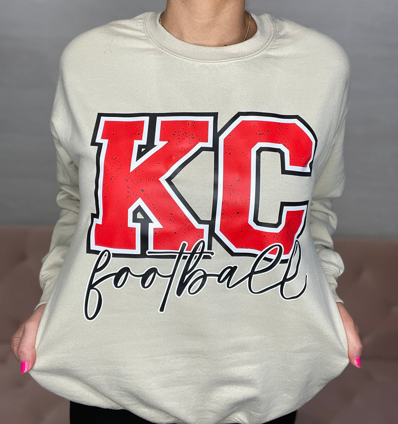 KC Varsity Football Crewneck