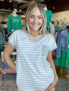Victoria Dotted Stripe Top