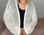 Kinsley Cropped Open Cardigan