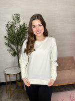 Tara Puffy Long Sleeve Sweatshirt by Another Love