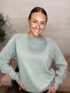 Lilja Relaxed Fit Sweatshirt-Iceberg Green