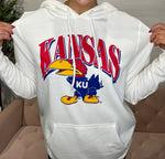 Kansas Jayhawks Warhawks Hoodie by Charlie Hustle