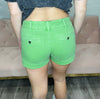 Dear John Hampton Mid-rise Shorts-Nephrite