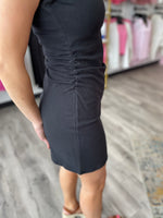 Camino Mini Dress-Black