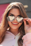 Dare To Dazzle Aviator Sunglasses