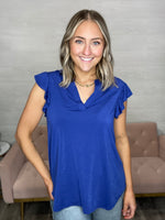 Liz Flutter Sleeve Top