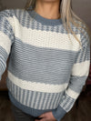 Vanessa Color Block Crewneck Sweater