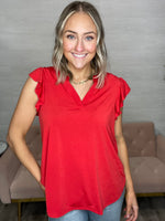 Liz Flutter Sleeve Top