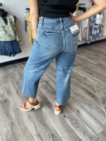 Maize Rigid Magic Destroy Hem Judy Blue Cropped Jeans
