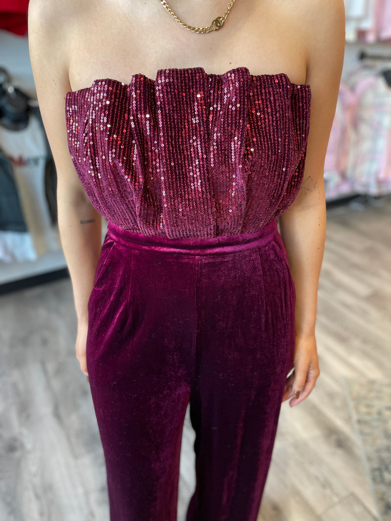 Kenley Sequin Embellished Jumpsuit