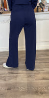 Quincy Wide Leg Pants-Electric Indigo