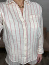 Saturday Stripe Shirt-Bone