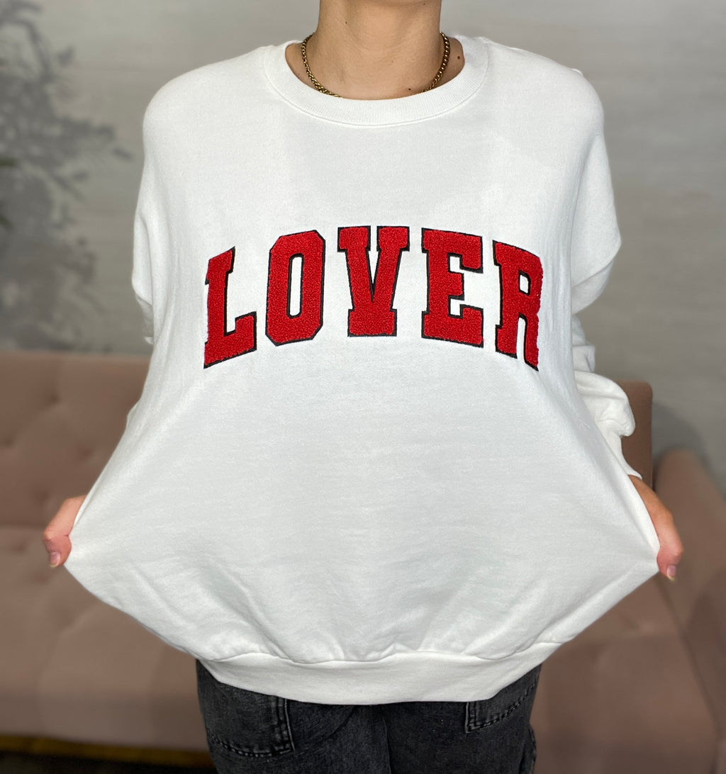 Oversized Lover Sweatshirt-Vanilla Ice