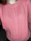 Raelynn Balloon Sleeve Sweater in Grapefruit by Another Love