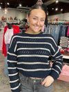 Estero Stripe Sweater-Eclipse