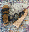 Blowfish Malibu Aurora Wedge Sandal-Black