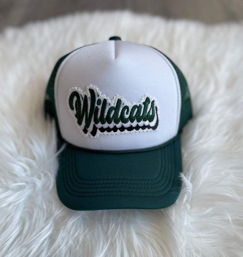 Wildcats Script Foam Trucker Hat