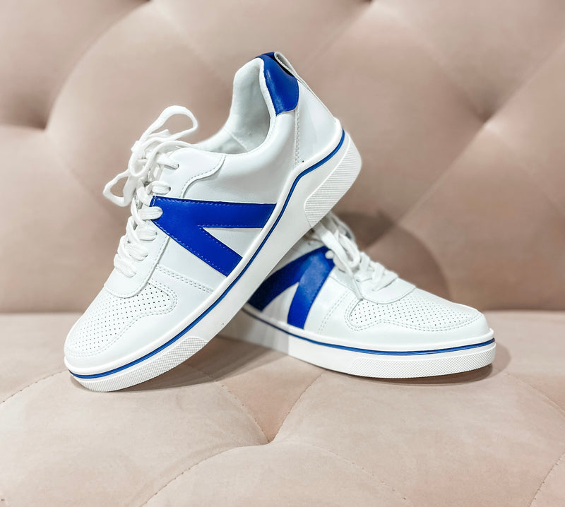 MIA Alta Sneaker-White/Blue