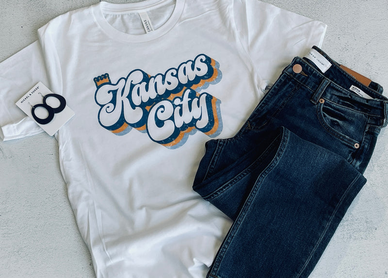 KC Retro Script Tee