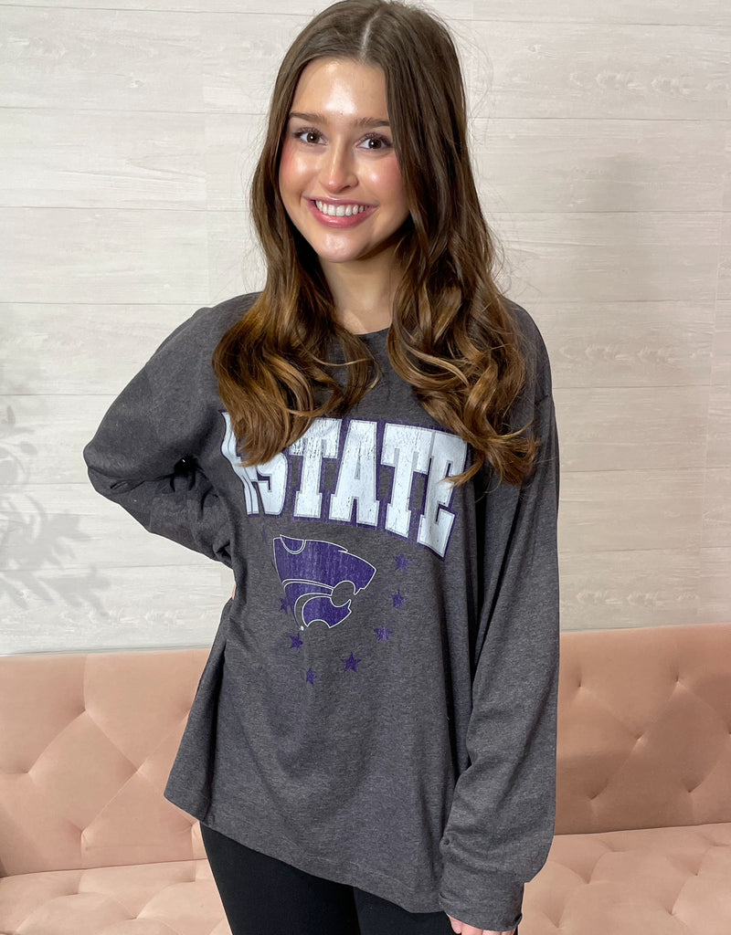 Kansas State Everyday Fan Boyfriend Fit Tee