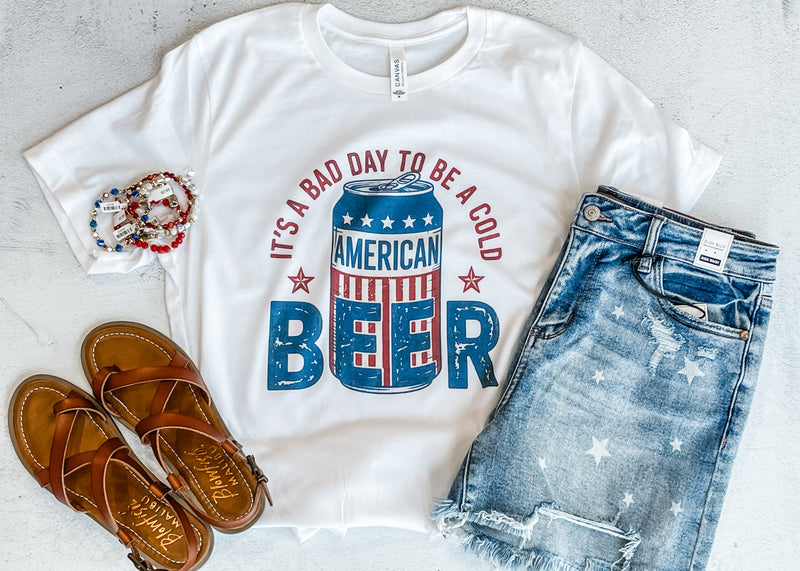 It's a Bad Day to Be a Cold Beer Tee