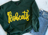 Bobcats Yarn Embroidered Sweatshirt