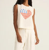 Stars & Stripes La Mer Tank-Sea Salt