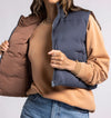 Issy Reversible Vest-Odyssey Grey Clove