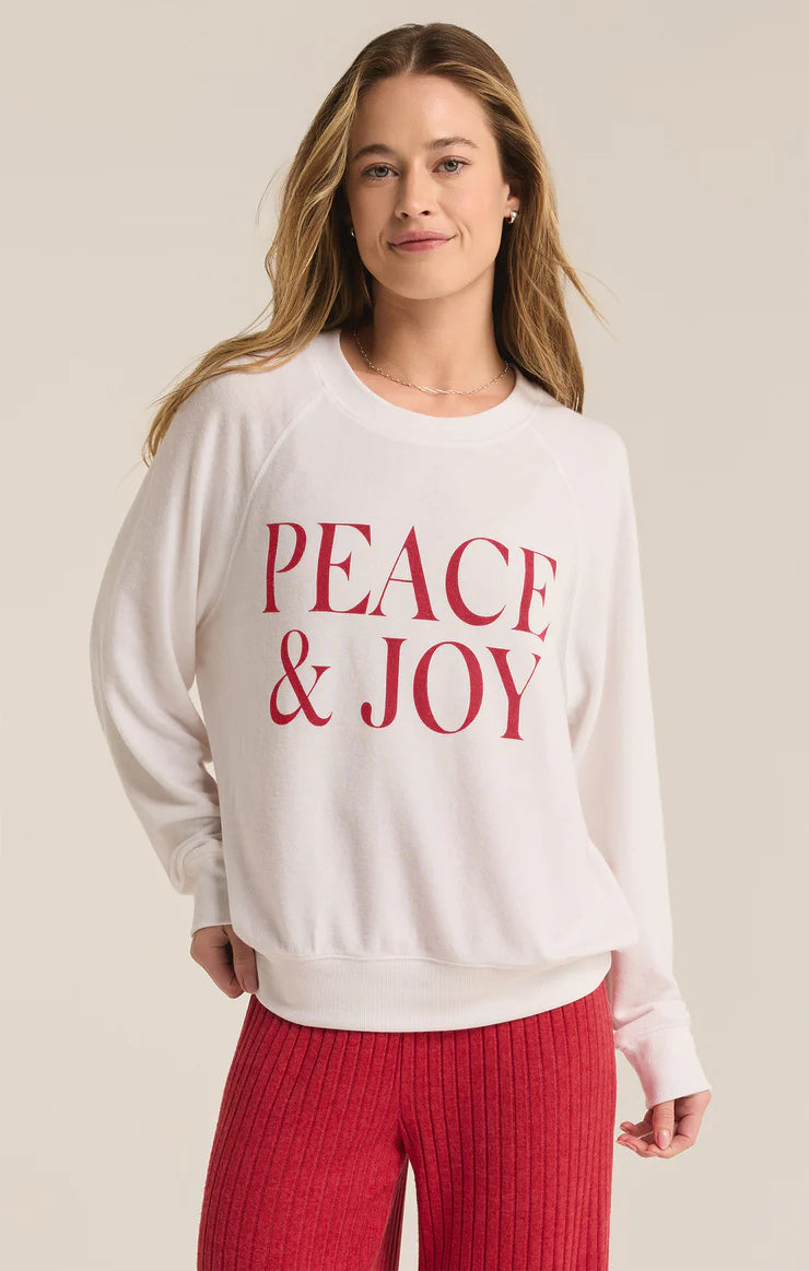 Cassie Peace & Joy Raglan-White