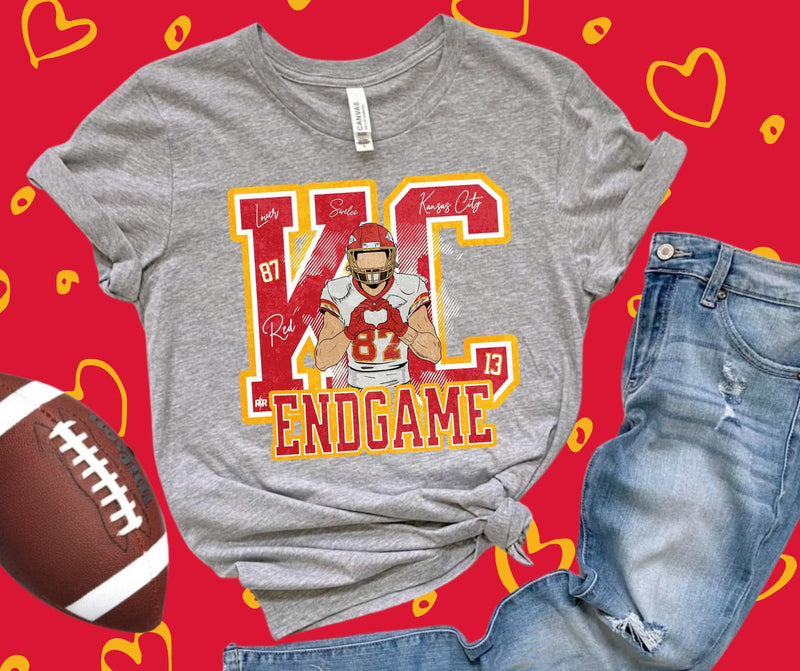 Kelce Heart Hands Endgame Tee