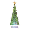 Plastic Light Up Water Globe Tree