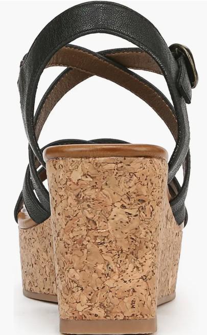 Blowfish Malibu Aurora Wedge Sandal-Black