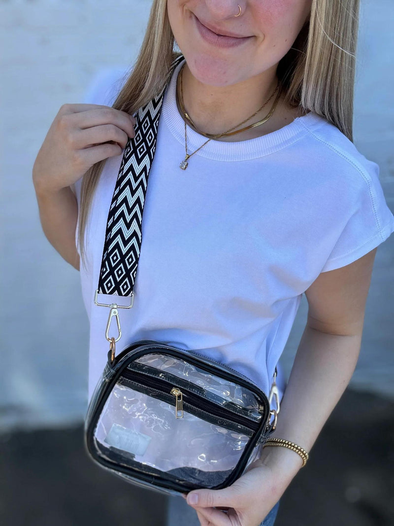 Game Day Clear Crossbody Bag