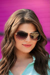 Hollywood Studded Aviator Sunglasses