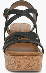 Blowfish Malibu Aurora Wedge Sandal-Black