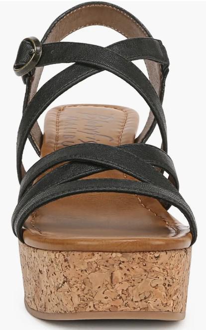 Blowfish Malibu Aurora Wedge Sandal-Black
