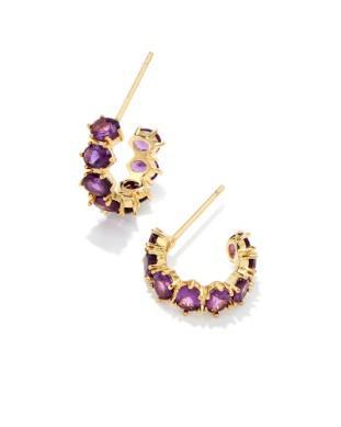 Cailin Crystal Hoop Earring