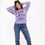 Kansas State Retro Willie Long Sleeve Tee