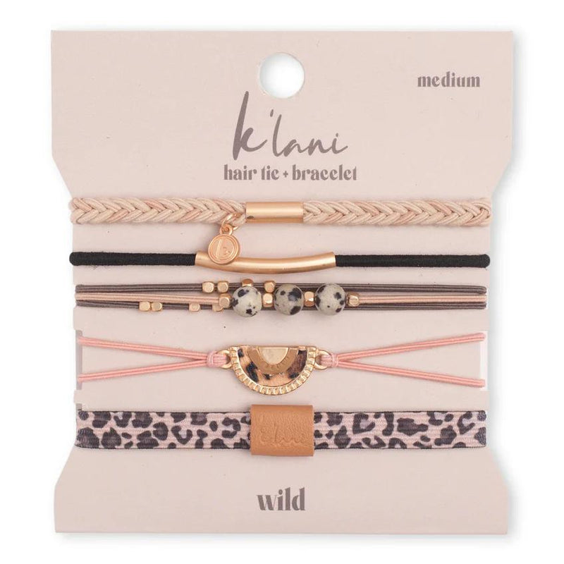 Wild K'lani Hair Tie Bracelet Set