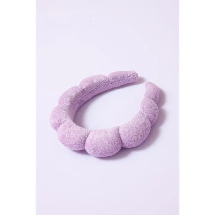 Spa Sponge Terry Towel Scalloped Headband