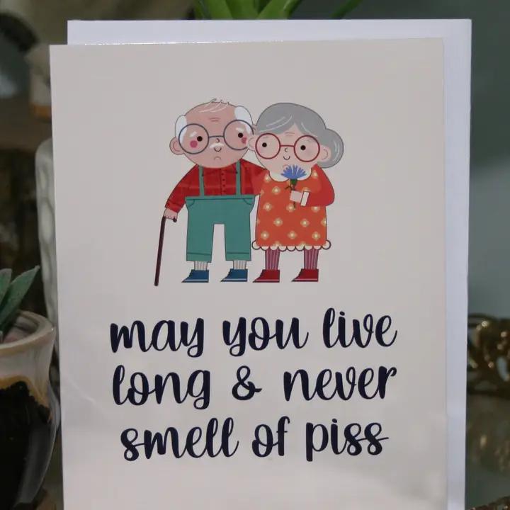 Smell of Piss Greeting Card