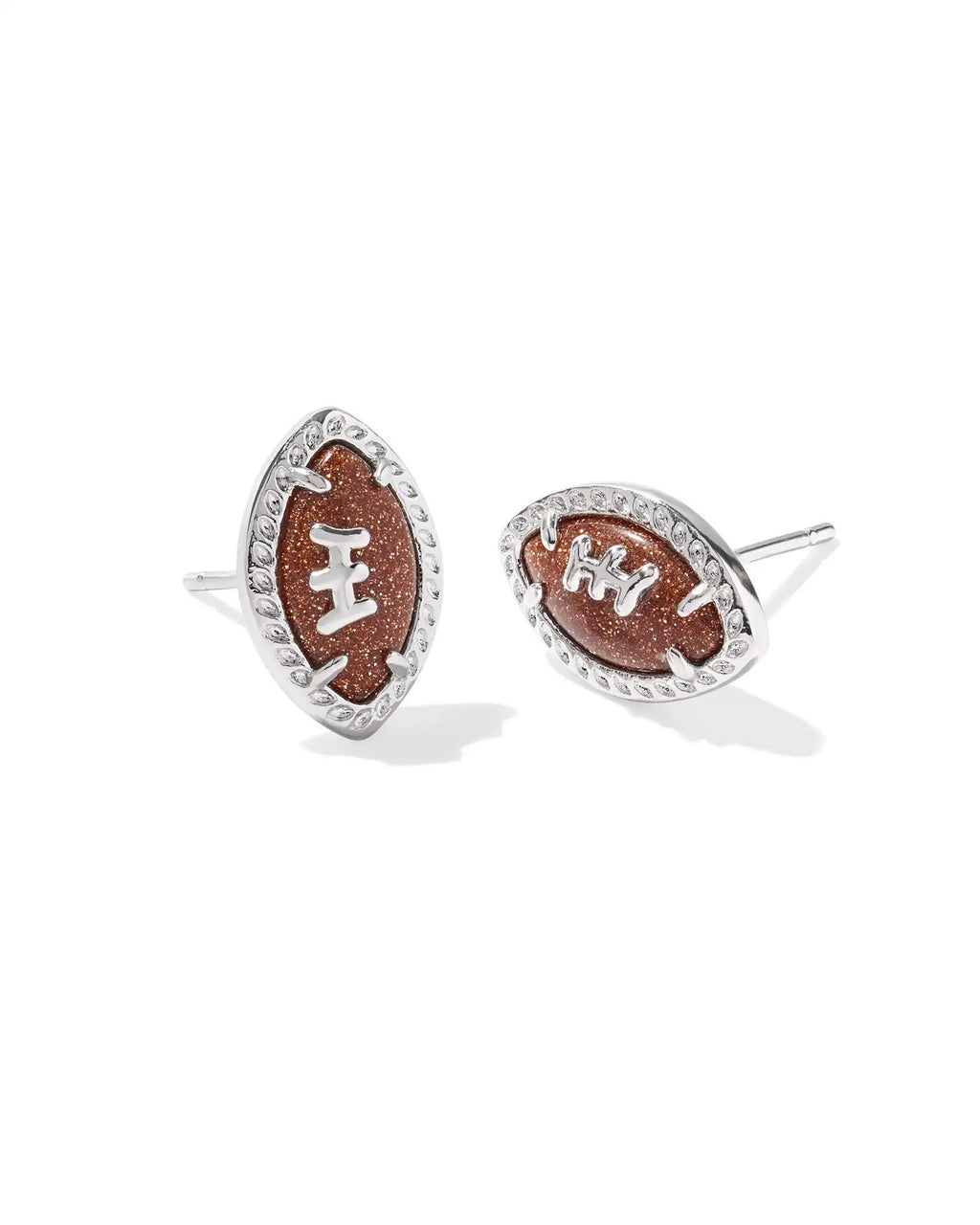 Football Stud Earrings