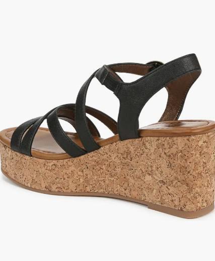 Blowfish Malibu Aurora Wedge Sandal-Black