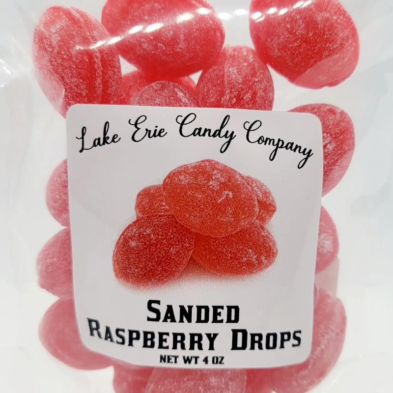 Sanded Raspberry Drops