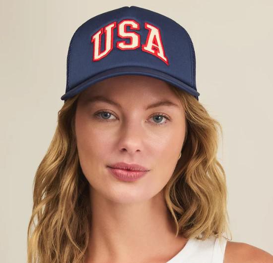 USA Yacht Blue Trucker Hat