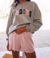 Oversized Sunday Sweatshirt-Heather Grey