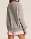 Oversized Sunday Sweatshirt-Heather Grey